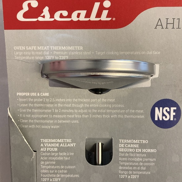 Stainless Steel Meat Thermometer Oven Safe Extra Large Dial - Picture 4 of 4